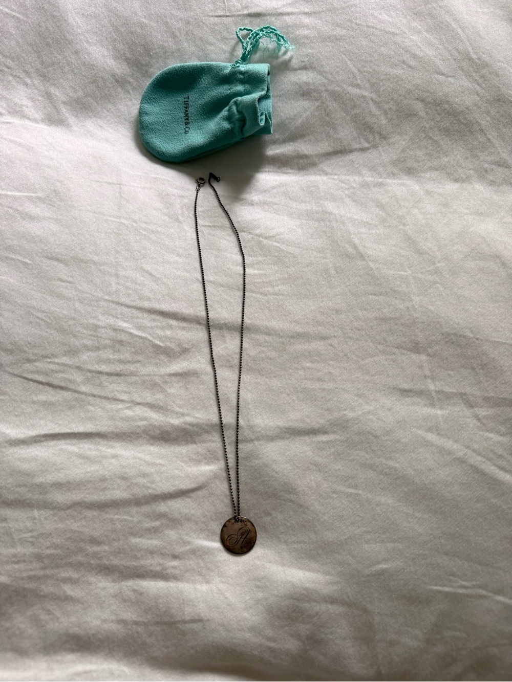 Tiffany & Co. “A” Necklace